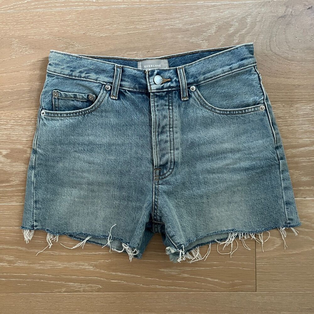 Everlane The Relaxed '90s Short - High Rise - Size 25 - 100% Organic Cotton